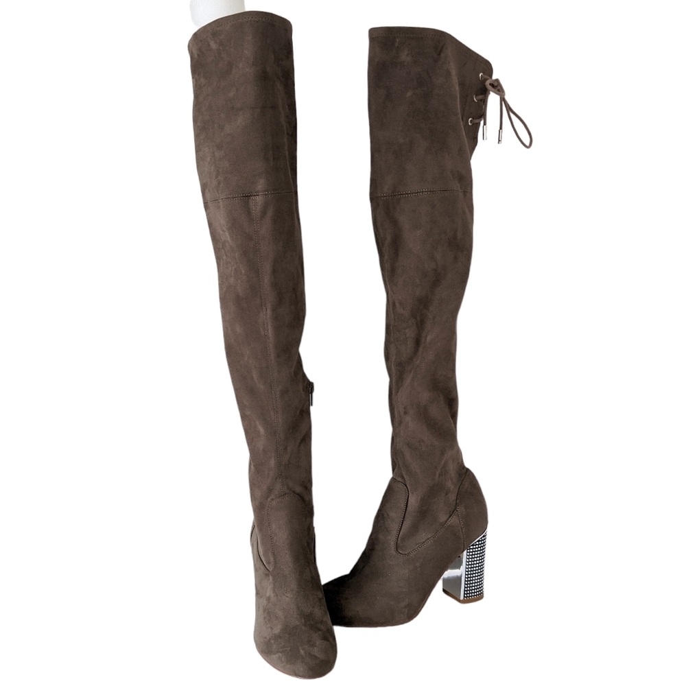 Guess Abegail Suede Over the Knee Boots Size 6